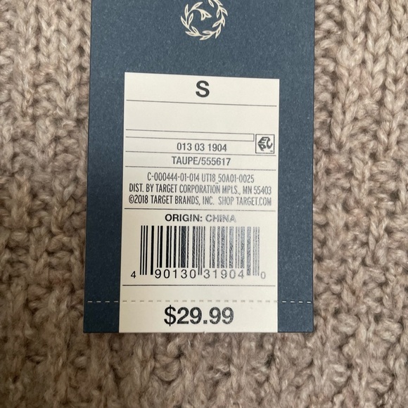 Universal Thread Long Knit Cardigan in Taupe Open Front Long Sleeves Size Small - Picture 3 of 7